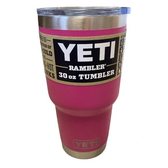 NWT YETI 30 Oz Rambler PRICKLY PEAR PINK - Picture 1 of 9